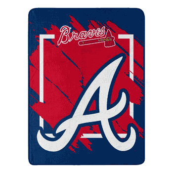 MLB Dimensional Atlanta Braves Micro Raschel Throw