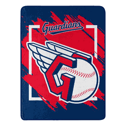 MLB Dimensional Cleveland Guardians Micro Raschel Throw