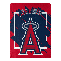 MLB Dimensional Los Angeles Angels Micro Raschel Throw