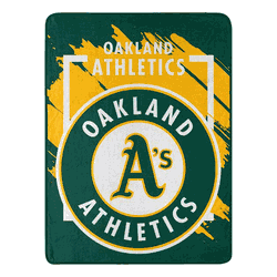 MLB Dimensional Oakland Athletics Micro Raschel Throw