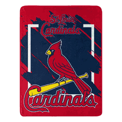 MLB Dimensional St. Louis Cardinals Micro Raschel Throw