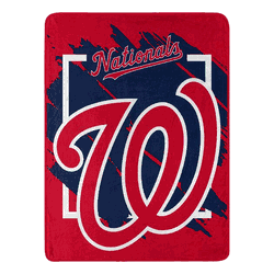 MLB Dimensional Washington Nationals Micro Raschel Throw