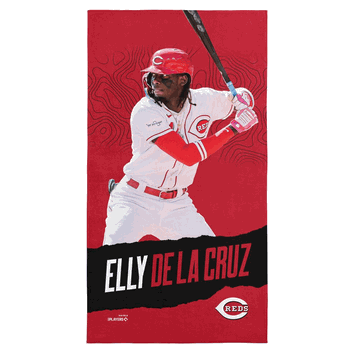 MLB Elly De La Cruz Player Beach Towel 30 x 60 Inches