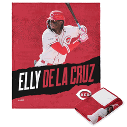 MLB Elly De La Cruz Player Silk Touch Throw Blanket 50 x 60 Inches
