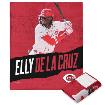 MLB Elly De La Cruz Player Silk Touch Throw Blanket 50 x 60 Inches