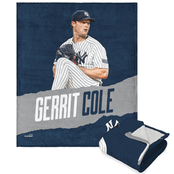 MLB Gerrit Cole Player Silk Touch Sherpa Throw Blanket 50 x 60 Inches