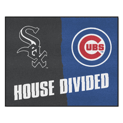 MLB House Divided - White Sox / Cubs House Divided Rug - 34 in. x 42.5 in.