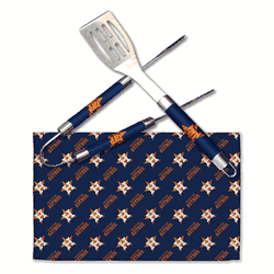 MLB Houston Astros Bbq Grill Utensil Set