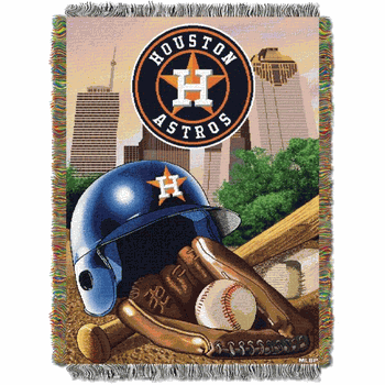MLB Houston Astros Homefield Advantage Tapestry Throw Blanket 48x60 Inches