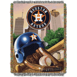MLB Houston Astros Homefield Advantage Tapestry Throw Blanket 48x60 Inches