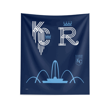 MLB Kansas City Royals City Connect Wall Hanging 34x40 Inches