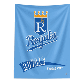 MLB Kansas City Royals Cooperstown Collection Throwback  Wall Hanging 50 x 60 Inches