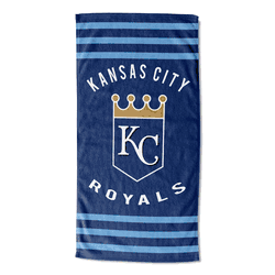 MLB Kansas City Royals Stripes Beach Towel