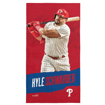 MLB Kyle Schwarber Player Beach Towel 30 x 60 Inches