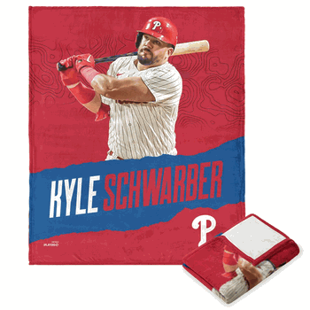 MLB Kyle Schwarber Player Silk Touch Throw Blanket 50 x 60 Inches