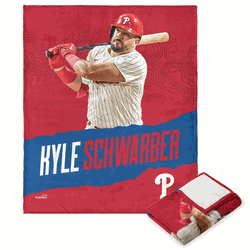 MLB Kyle Schwarber Player Silk Touch Throw Blanket 50 x 60 Inches