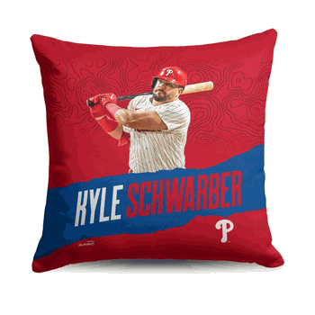 MLB Kyle Schwarber Player Throw Pillow 18 x 18 Inches