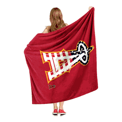 MLB Los Angeles Angels Celebrate Series Silk Touch Sherpa Throw