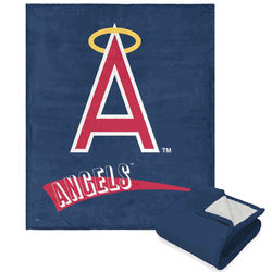 MLB Los Angeles Angels Cooperstown Collection Throwback Silk Touch Sherpa Throw Blanket 50 x 60 Inches