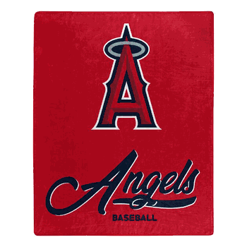 MLB Los Angeles Angels Signature Raschel Throw