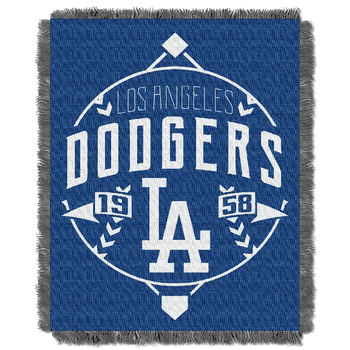 MLB Los Angeles Dodgers Ace Jacquard Throw