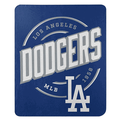 MLB Los Angeles Dodgers Campaign Fleece Throw Blanket 50x60 Inches