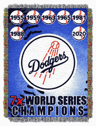 MLB Los Angeles Dodgers Commemorative Series Throw