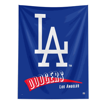MLB Los Angeles Dodgers Cooperstown Collection Throwback  Wall Hanging 50 x 60 Inches