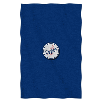 MLB Los Angeles Dodgers Dominate Sweatshirt Throw Blanket 54 x 84 Inches