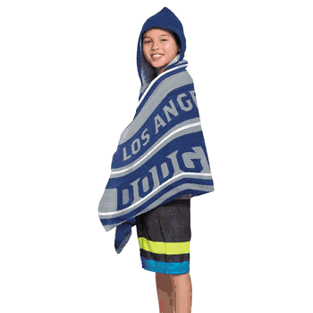 MLB Los Angeles Dodgers Juvy Hooded Towel