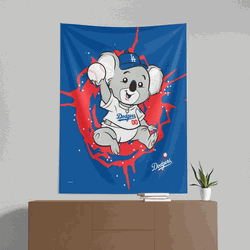 MLB Los Angeles Dodgers Mascot Wall Hanging 50x60 Inches