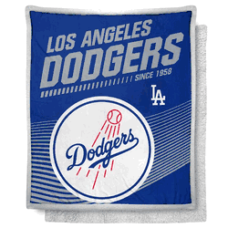 MLB Los Angeles Dodgers New School Mink Sherpa Throw