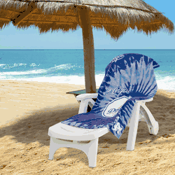 MLB Los Angeles Dodgers Pyschedelic Beach Towel