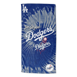 MLB Los Angeles Dodgers Pyschedelic Beach Towel 30x60 Inches