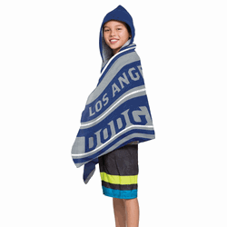 MLB Los Angeles Dodgers Youth Hooded Towel 21 x 51 Inches