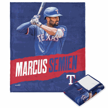 MLB Marcus Semien Player Silk Touch Throw Blanket