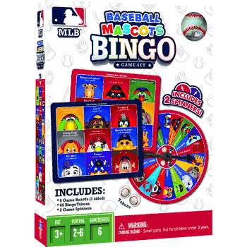MLB Mascots Bingo Game