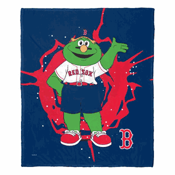 MLB Mascots Boston Red Sox Silk Touch Throw