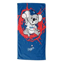 MLB Mascots Los Angeles Dodgers Printed Beach Towel