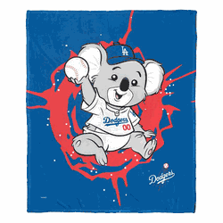 MLB Mascots Los Angeles Dodgers Silk Touch Throw