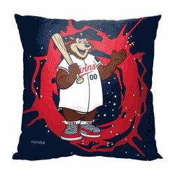 MLB Mascots Minnesota Twins Printed Throw Pillow