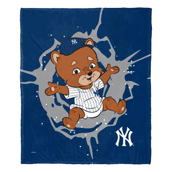 MLB Mascots New York Yankees Silk Touch Throw