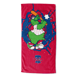 MLB Mascots Philadelphia Phillies Printed Beach Towel