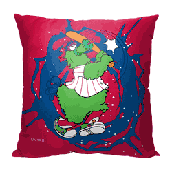 MLB Mascots Philadelphia Phillies Printed Throw Pillow
