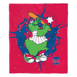 MLB Mascots Philadelphia Phillies Silk Touch Throw