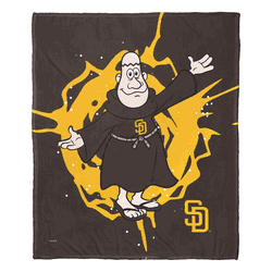MLB Mascots San Diego Padres Silk Touch Throw