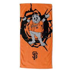 MLB Mascots San Francisco Giants Printed Beach Towel
