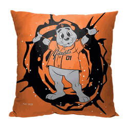 MLB Mascots San Francisco Giants Printed Throw Pillow