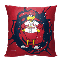 MLB Mascots St. Louis Cardinals Printed Throw Pillow