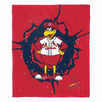 MLB Mascots St. Louis Cardinals Silk Touch Throw